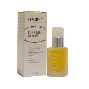 سرم ویتامین سی روشن و سفت کننده صورت و گردن 30 میلی لیتری پریم Prime