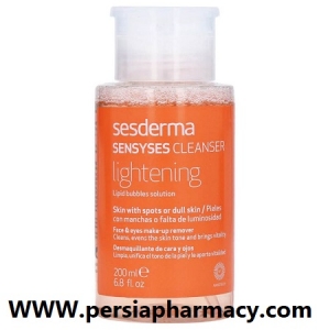 محلول پاک کننده و روشن کننده پوست 180 میلی لیتر مدل Sensyses سسدرما  Sesderma