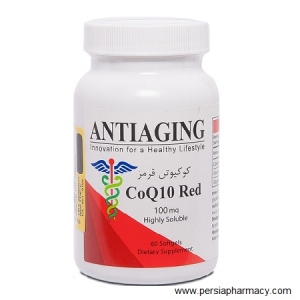 سافت ژل کوکیوتن قرمز 100 میلی گرم آنتی ایجینگ ANTIAGING