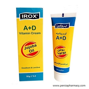 کرم ویتامینه A+D مناسب انواع پوست 55 گرم ایروکس IROX