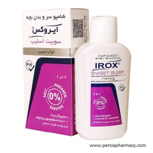 شامپو سر و بدن بچه سوییت اسلیپ 2 در 1  مناسب پوست و مو ظریف و حساس حجم 200 گرم ایروکس IROX 