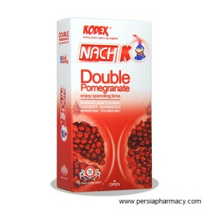 کاندوم تنگ کننده واژن مدل انار دوبل (Double Pomegranate) ناچ کدکس 12عددی KODEX NACH 