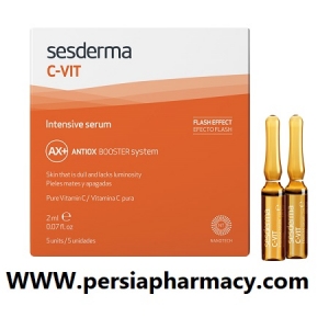 آمپول سی ویت آنتی اکسیدان و شفاف کننده 2 میلی لیتر 5 عددی سسدرما  Sesderma