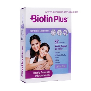 کپسول بیوتین پلاس فارمد سلامت سینا 32 عدد Biotin Plus