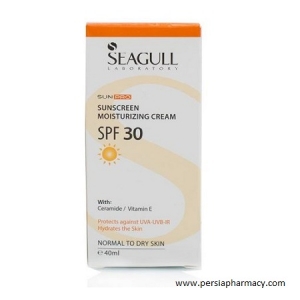 کرم ضد آفتاب مرطوب کننده SPF30 مناسب پوست معمولی تا خشک سی گل SEAGULL