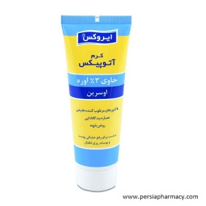 کرم آتوپیکس حاوی 3% اوره اوسرین مناسب برای رفع خشکی پوست و پوسته ریزی اطفال 75 گرم ایروکس IROX