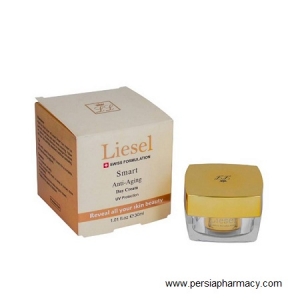 کرم بازسازی کننده و ضد چروک روز مناسب انواع پوست اسمارت لایسل 30 میلی لیتر LIESEL