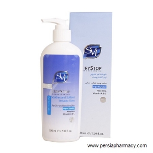 پن مایع غیر صابونی نرم کننده پوست مناسب پوست خشک و حساس درای استاپ DRYSTOP حجم 220 میلی لیتر اس وی آی SVI