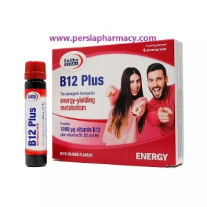 ویال خوراکی ویتامین B12 پلاس یوروویتال 6 عدد Eurhovital