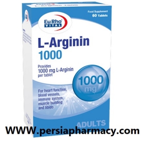 قرص ال آرژنین 1000 میلی گرم 60 عدد یوروویتال Eurho Vital