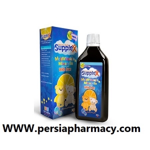 شربت مولتی ویتامین به همراه آهن 300 میلی لیتر ساپلکس Supplex 