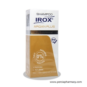 شامپو آرگان پلاس مخصوص مو و پوست اسکالپ خشک و آسیب دیده 200میلی لیتر ایروکس IROX