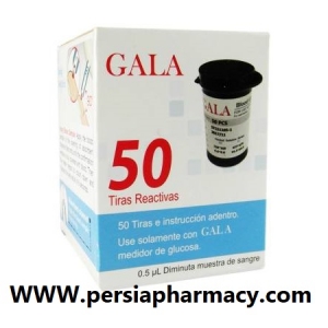 نوار تست قند خون 50 عددی گالا GALA