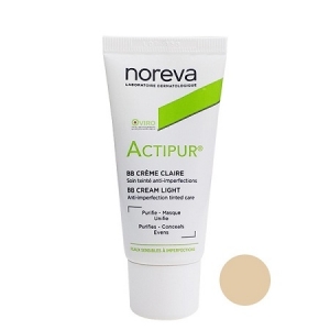 کرم ضد جوش BB نوروا سری Actipur  مدل Light Tinted (رنگ روشن) 30 میلی لیتر