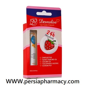  کرم نرم کننده لب رنگی حجم 10 میلی لیتر درمولیو Dermolive