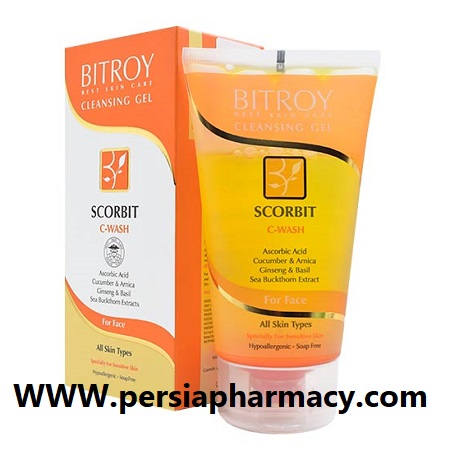 ژل پاک کننده صورت حاوی ویتامین سی 150 میلی لیتری بیتروی BITROY
