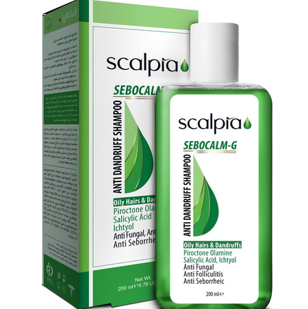 شامپو ضد شوره مناسب برای موهای چرب Scalpia SEBOCALM-G