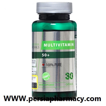 کپسول مولتی ویتامین +50 نوفرما نچرالز 30 عددی NAFORMA NATURALS