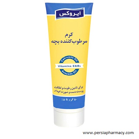 کرم مرطوب کننده دست و صورت بچه 50 گرم ایروکس IROX