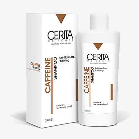 شامپو حاوی کافئین سریتا تقویت کننده و ضد ریزش  CERITA 