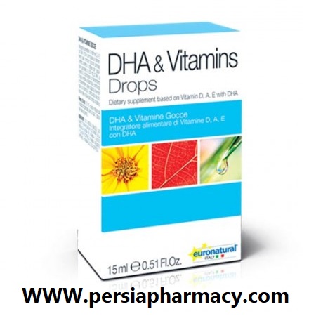 قطره DHA ویتامین های E,D,A حجم 15میلی لیتری یورو نچرال