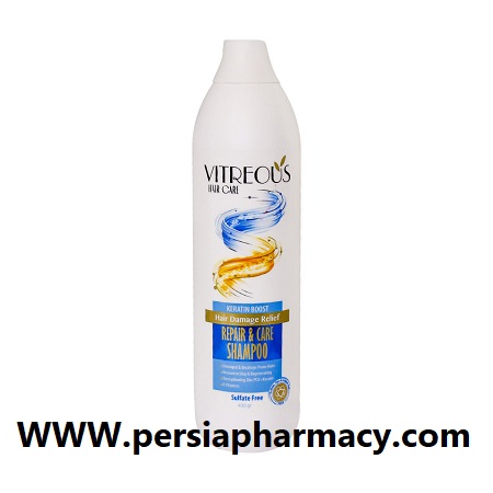 شامپو حاوی کراتین برای موهای آسیب دیده 400 گرمی ویتروس Vitreous