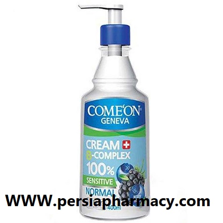 کرم مرطوب کننده حاوی ب کمپلکس و عصاره توت 400 میلی لیتری کامان Comeon