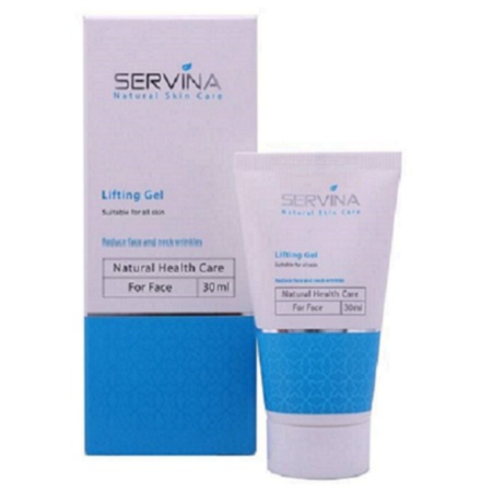 ژل سفت کننده پوست صورت سروینا مناسب برای انواع پوست Lifting Gel Servina