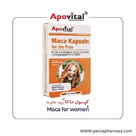  کپسول ماکا آپوویتال مخصوص بانوان ۳۰ عددي Apovital