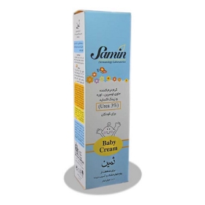 کرم نرم کننده حاوی اوسرین،اوره و زینک اکساید 3% برای کودکان ثمین Samin