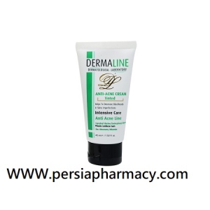 کرم مناسب پوست های جوش دار (رنگی) حجم 45 میلی لیتر درمالاین Dermaline