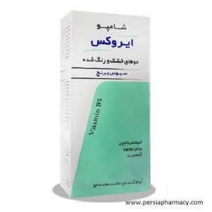 شامپو سبوس برنج مخصوص موهای خشک و رنگ شده 200میلی لیتر ایروکس IROX
