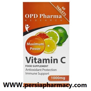 ویتامین ث 1000 میلی گرم او پی دی فارما 60 عددی OPD Pharma