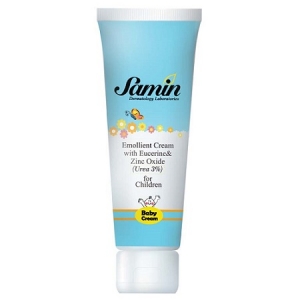 کرم نرم کننده حاوی اوسرین،اوره و زینک اکساید 3% برای کودکان ثمین Samin