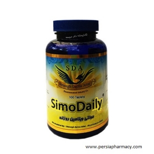 قرص مولتی ویتامین روزانه 100 عددی سیمودیلی Simo Daily