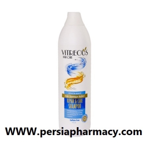 شامپو حاوی کراتین برای موهای آسیب دیده 400 گرمی ویتروس Vitreous