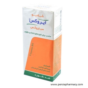 شامپو ضد شوره سباروکس مناسب برای شوره های خشک و مقاوم 200 گرم ایروکس IROX