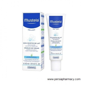 کرم برطرف کننده پوسته های چرب کف سر نوزاد 40 میلی لیتر موستلا MUSTELA