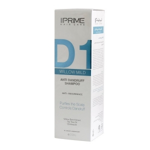 شامپو ضد شوره ملایم D1 Willow Mild  حجم 250 میلی لیتر پریم Prime