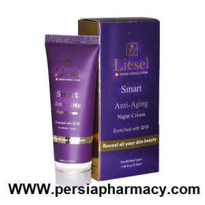 کرم ضد چروک شب اسمارت 50 میلی لیتر لایسل Liesel